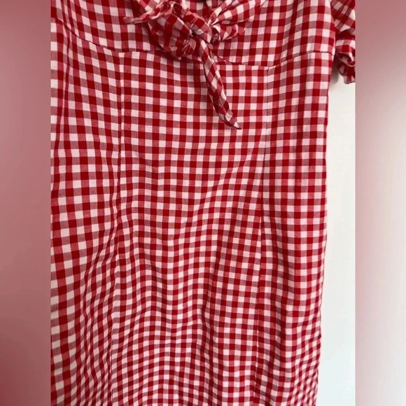 🍄Gingham red dress - Picture 3 of 6